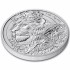 Срібна монета 1oz Чеський Лев 2 долари 2025 Ніуе