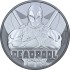 Серебряная монета 1oz Дэдпул 1 доллар 2018 Тувалу