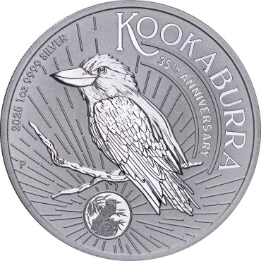 Срібна монета 1oz Кукабарра 1 долар 2025 Австралія