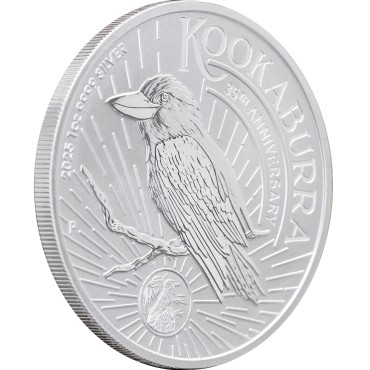 Срібна монета 1oz Кукабарра 1 долар 2025 Австралія