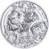 Срібна монета 1oz Чеський Лев 2 долари 2025 Ніуе
