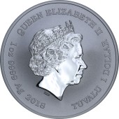 Срібна монета 1oz Дедпул 1 долар 2018 Тувалу