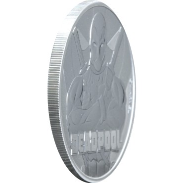 Серебряная монета 1oz Дэдпул 1 доллар 2018 Тувалу
