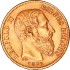 Золота монета 20 франків 1876 Бельгія