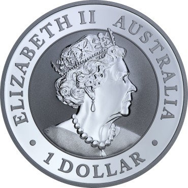 Серебряная монета 1oz Австралийский Эму 1 доллар 2019 Австралия