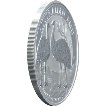 Срібна монета 1oz Австралійський Ему 1 долар 2019 Австралія