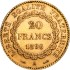 Золота монета 20 франків 1896 Франція