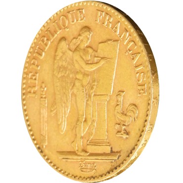 Золота монета 20 франків 1896 Франція