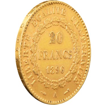Золота монета 20 франків 1896 Франція