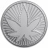 Серебряный раунд 1oz Каннабис "Лист 420" США