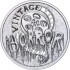 Серебряный раунд 2oz Франкенштейн США