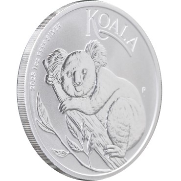 Срібна монета 1oz Коала 1 долар 2025 Австралія