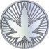 Серебряный раунд 1oz Каннабис "Лист 420" США