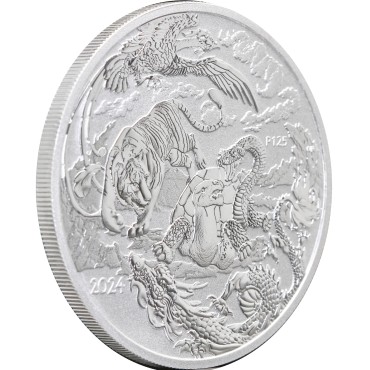 Серебряная монета 1oz Мифы И Легенды Австралии: Четыре Стража 1 доллар 2024 Австралия