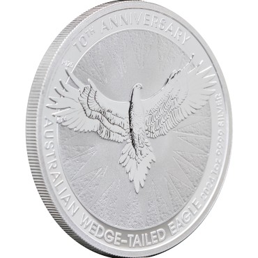 Срібна монета 1oz Клинохвостий Орел "10-річчя" 1 долар 2024 Австралія