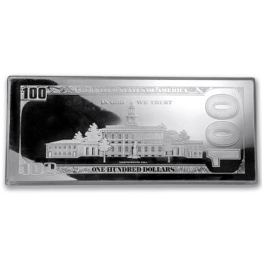 Срібна банкнота 4oz "100 доларів" 2019 США