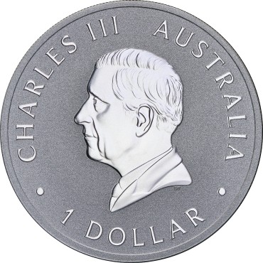 Срібна монета 1oz Клинохвостий Орел 1 долар 2025 Австралія