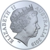 Срібна монета 1oz 50 років Висадці на Місяць 1 долар 2019 Австралія