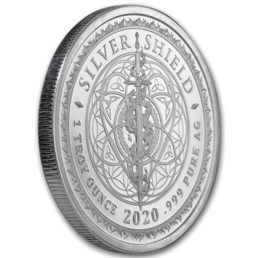 Серебряный раунд 1oz Юстиция 2020 США