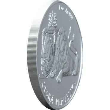 Срібна монета 1oz Чеська Республіка 2 долара 2018 НІУЕ