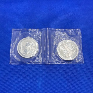 Серебряная монета 1oz Пегас 1 доллар 2017 БВО