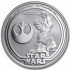 Срібна монета 1oz Люк Скайуокер "Зоряні Війни" 2 долари 2025 Ніуе