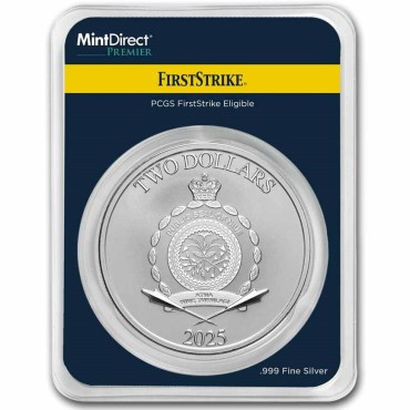 Серебряная монета 1oz Люк Скайуокер "Звездные Войны" 2 доллара 2025 Ниуэ (MD Premier + PCGS FirstStrike®)