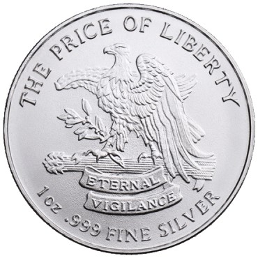 Серебряный раунд 1oz Не Наступай На Меня США