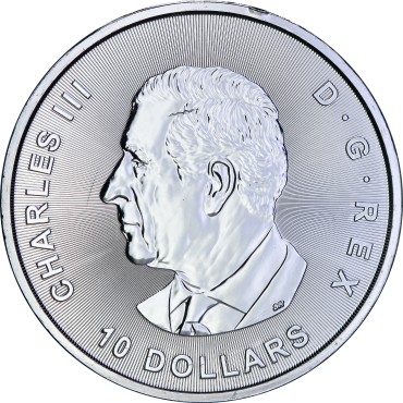 Серебряная монета 2oz Канадский Гусь 10 долларов 2025 Канада