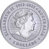 Серебряная монета 2oz Дикая Природа 2 доллара 2023 Австралия
