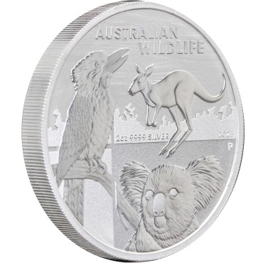 Срібна монета 2oz Дика Природа 2 долари 2023 Австралія