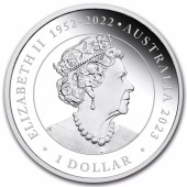Серебряная монета 1oz Австралийский Лебедь 1 доллар 2023 Австралия (пруф)