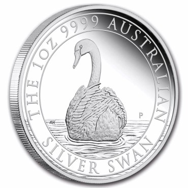 Срібна монета 1oz Австралійський Лебідь 1 долар 2023 Австралія (пруф)