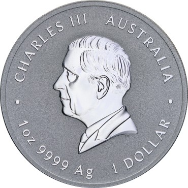 Срібна монета 1oz Рік Змії 1 долар 2025 Австралія