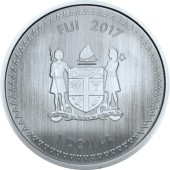 Срібна монета 1oz Хокусай Велика Хвиля 1 долар 2017 Фіджі