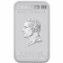 Серебряная монета 1oz Прямоугольный Дракон 1 доллар 2025 Австралия