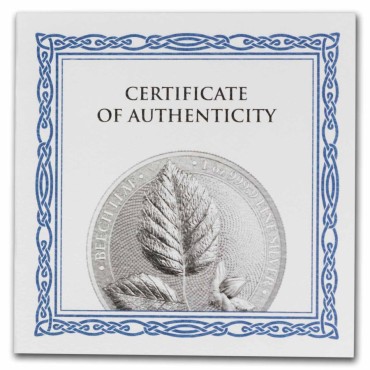 Срібний раунд 1oz Лист Бука 5 марок 2023 Німеччина