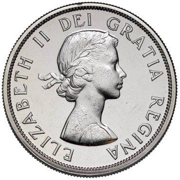 Срібна монета 1 Долар 1963 Канада