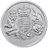 Серебряная монета 1oz Королевский Герб 2 английских фунта 2025 Великобритания