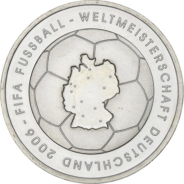 Срібна монета Чемпіонат Світу З Футболу 2006 10 Євро 2003 Німеччина