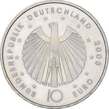 Срібна монета Чемпіонат Світу З Футболу 2006 10 Євро 2003 Німеччина