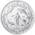 Серебряная монета 1oz Гренада 2 доллара 2024 Восточные Карибы