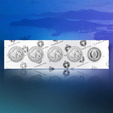 Серебряная монета 1oz Гренада 2 доллара 2024 Восточные Карибы