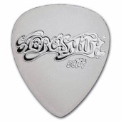 Срібна монета 10г "Aerosmith 50-річчя" Гітарний Медіатор 1 долар 2023 Ніуе