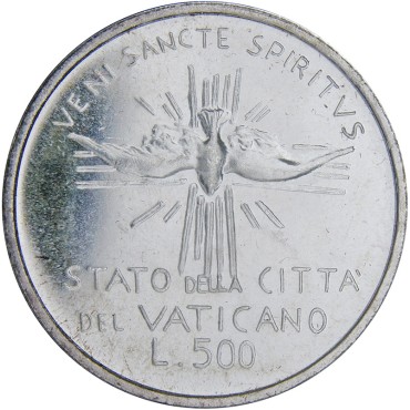 Срібна монета 500 лір "September" 1978 Ватикан