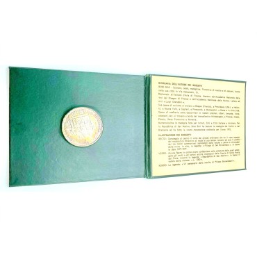 Серебряная монета 600 Лет Со Дня Рождения Филиппо Брунеллески 1000 лир 1977 Сан-Марино