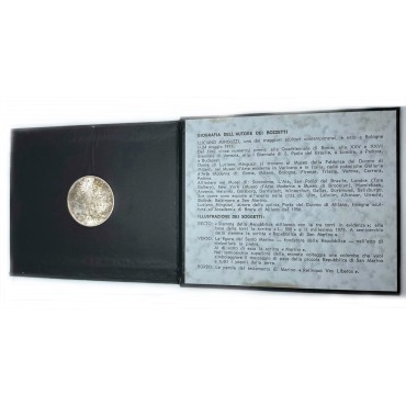 Срібна монета Скульптор 500 лір 1975 Сан-Марино