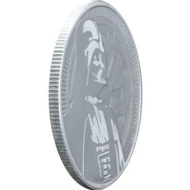 Срібна монета 1oz Дарт Вейдер "Зоряні Війни" 2 долара 2017 НІУЕ