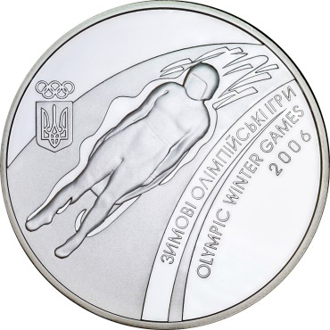 Срібна монета 1oz Зимові Олімпійські Ігри 2006 10 гривень 2006 Україна