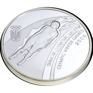 Срібна монета 1oz Зимові Олімпійські Ігри 2006 10 гривень 2006 Україна